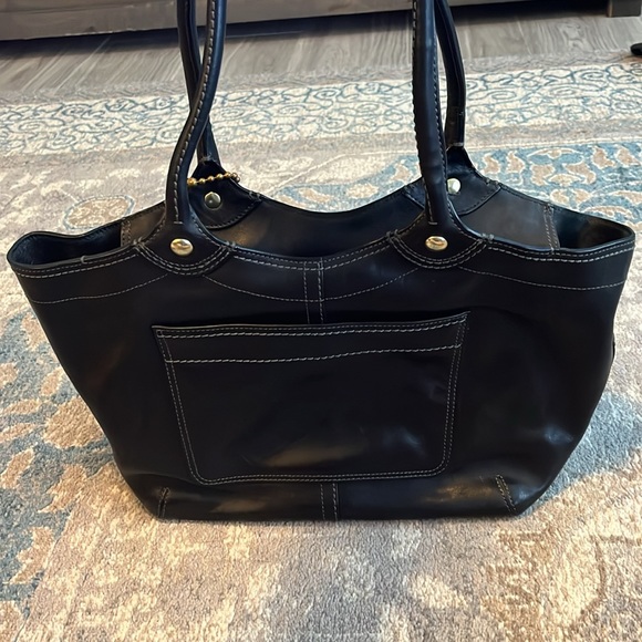 Coach Signature Bleecker Leather Tote - Picture 6 of 13